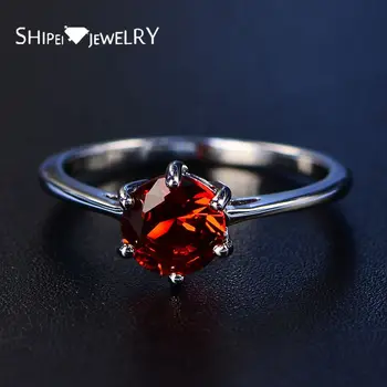 

Shipei 925 Sterling Silver Greated Moissanite Aquamarine Pink Sapphire Emerald Gemstone Wedding Fine Jewelry Engagement Rings