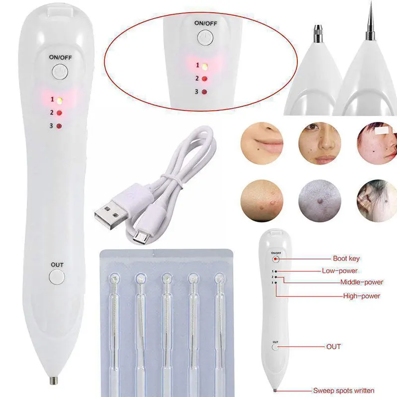

Freckle Pen Point Mole Pen Beauty Pen Fashion Effective ABS Spot Remove Laser Face Cosmetic Instrument Plasma