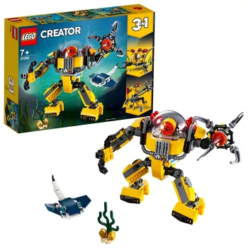 

Designer Lego Creator 31090 robot for underwater research
