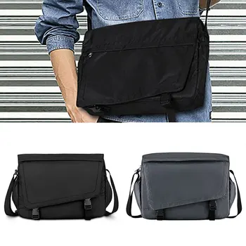 

Unisex Messenger Bag Men Computer Shoulder Bag For Business School Office Waterproof Crossbody Bags Travel Large Capacity