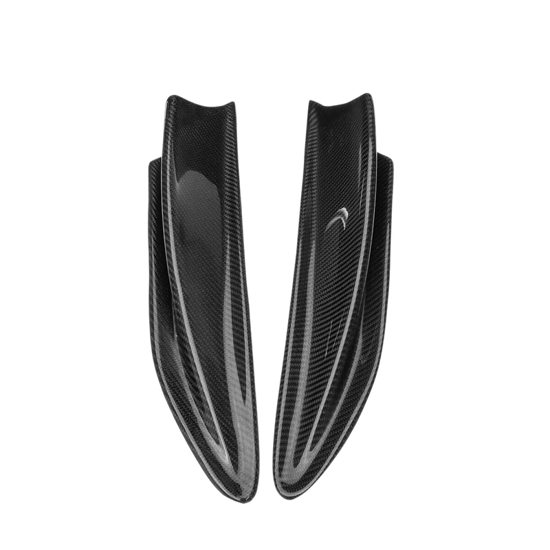 2Pcs Carbon Fiber Side Fender Fin Vents Cover Trim for Subaru BRZ Toyota 86 GT86 Scion FR-S