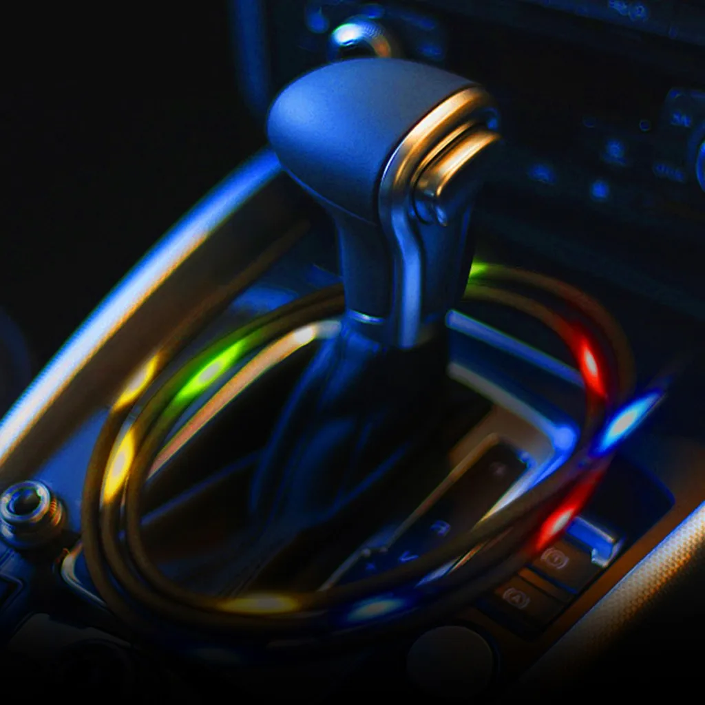 Светодиодный usb-кабель, USB кабель для быстрой зарядки и передачи данных, зарядное устройство для Xiaomi huawei samsung S9 S8, умный светодиодный кабель для голосового управления#3