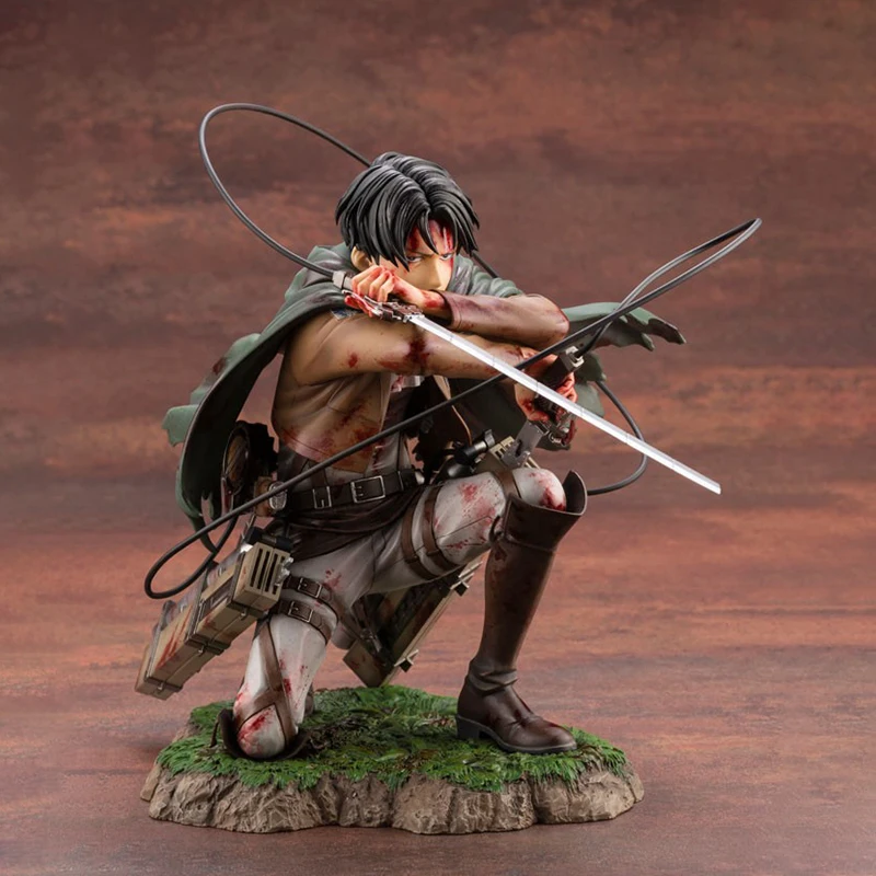 Обнопосылка пакета аниме атака на Титанов Artfx J Levi Ver. ПВХ фигура модель игрушки