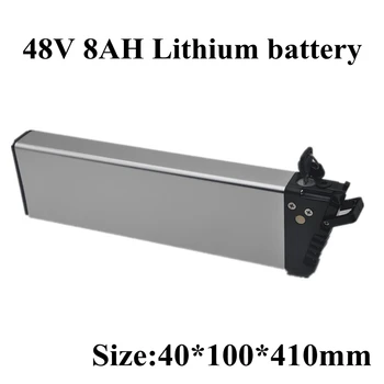 

48V 8Ah Lithium Ion Battery Pack for Electric Bicycle Folding Ebike Beach Cruiser Bicycle Snow E-bike Mobility Scooter+2A Charge