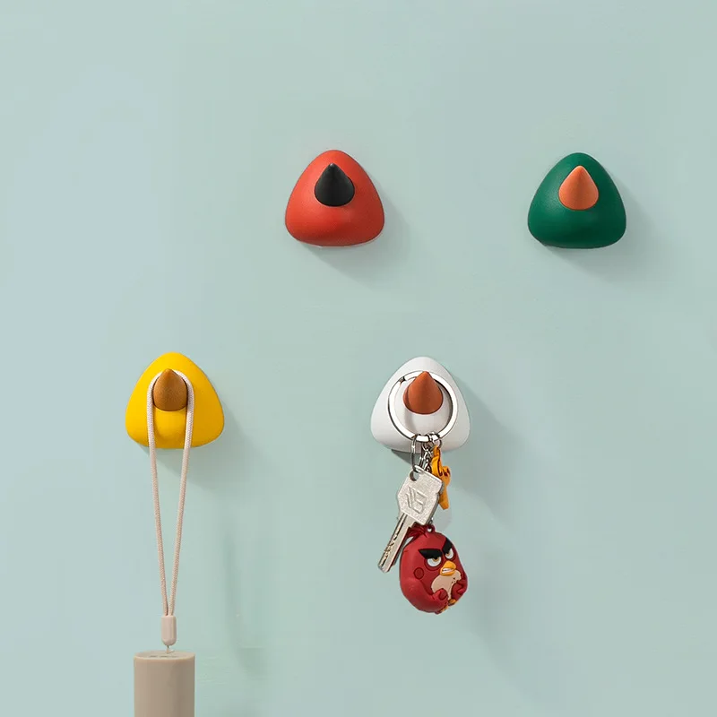 

Wall Hooks Clothes Towel Mask Hanger Self-adhesive Bathroom Kitchen Hook Keys Organizer Holder Home Decor 8pcs or 4pcs/set