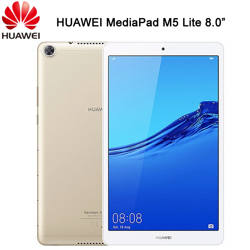 Планшетный ПК HUAWEI Mediapad M5 lite 8 0 дюйма Kirin 710 Восьмиядерный Android 9 процессор Turbo