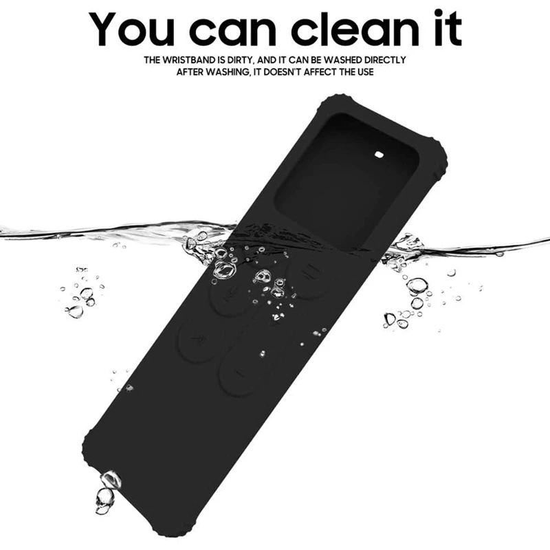 Remote Case And TV Box Protective Case For Apple TV 4K 5Th / 4Th-[Anti Slip] Shock Proof Silicone Cover For Apple