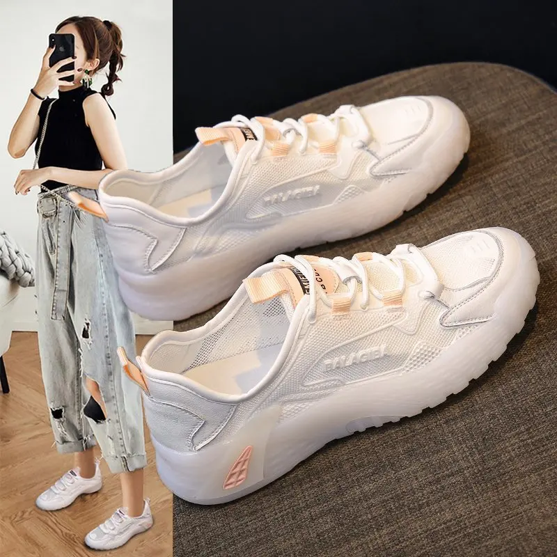 

luxury shoes women designers White shoes 2020 new style breathable mesh super soft sports casual women's shoes fixsys