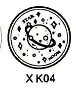 Звезды Планеты Луна восковая печать латунная головка деревянная ручка, для скрапбукинга, для воска медная печать, Лига DIY подарок Древняя печать штамп высокого качества - Цвет: planet 4