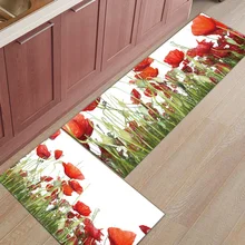 Ручная роспись Poppy Chestnut Flower 2 шт. коврик для кухни грязный мусор грязевой Траппер сапог скребок для обуви впитывающий воду аксессуар