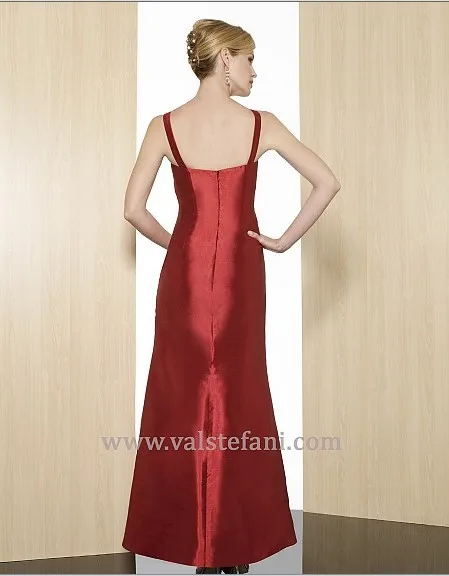 Новое поступление Макси женское Платье vestidos de fiesta Красное Длинное из тафты элегантное платье для матери невесты с жакетом