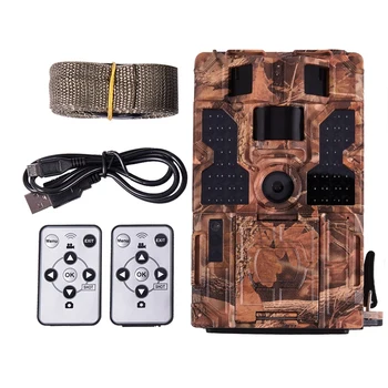 

20MP 30ftp HD 1080P Trail Camera 48pcs LEDs IR Night Vision Waterproof Hunting Camera 2inch LCD Wildlife Camera for Home Securit