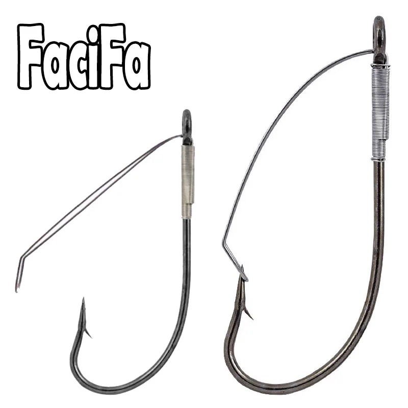 Hameçon weedless barbed 20 pièces pour wacky rig - Acier haute carbone pour leurres vers et bass