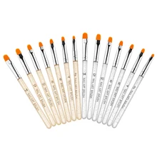 7 шт золотые серебряные блестки Ручка Маникюр УФ гель Кисть ручка акриловый Гель-лак для нейл-арта живопись Рисование кисти инструменты