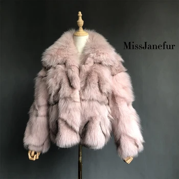 

winter women fur coat Real Fox Fur Coat Women Winter Fur Coat High Quality Natural fox Fur Jacket