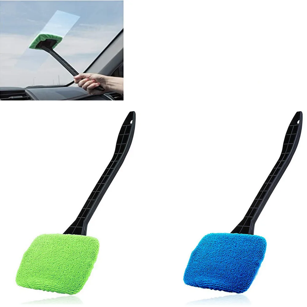 Car Window Cleaning Tool Brush Rag Wipe For Auto Home Office
