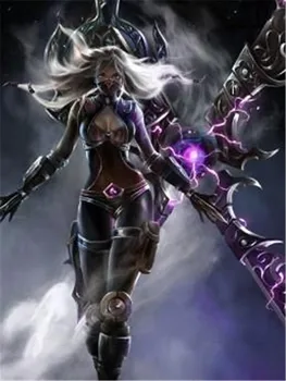 

LOL Game Cosplay Costume Irelia Black Sexy Jumpsuit customize Halloween costume for women