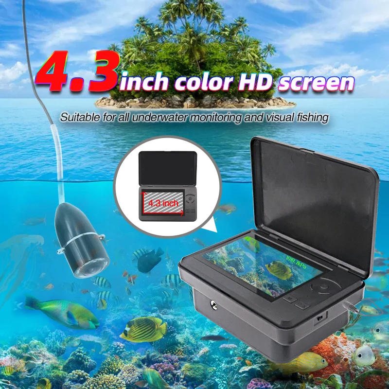 Рыболовная удочка Erchang F431 HD 1280*720P Разрешение DVR рыболокатор видеокамера для