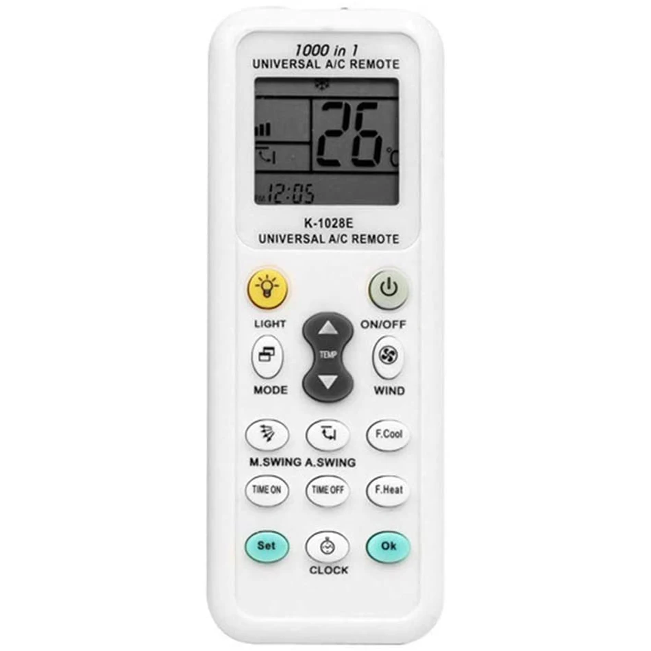 

Universal K-1028E Low Power Consumption K-1028E Air Condition Remote LCD A/C Remote Control Controller