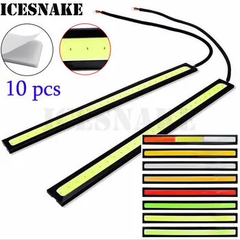 

10Pcs 17CM Car LED Daytime Running lights Waterproof DIY Car Auto Driving LED Strip Light DRL COB Driving Fog lights