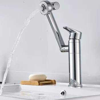 

Two Functions Bathroom Basin Faucet Single Handle Single Hole Mixer Tap Deck Mounted Hot And Cold Tap Sink Brass Faucet HY-1736