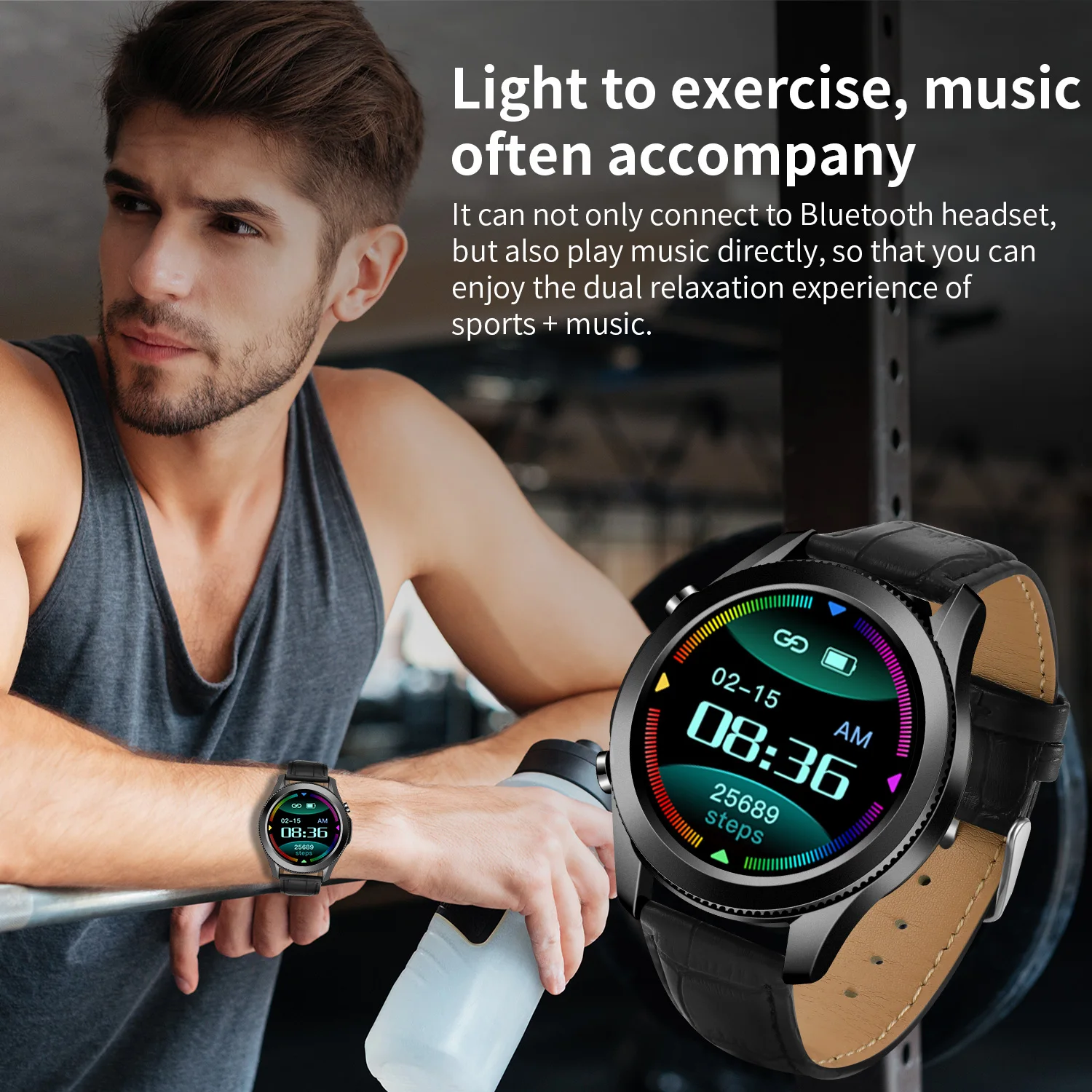 Men GT2 Smart watch For Android IOS - Image 6