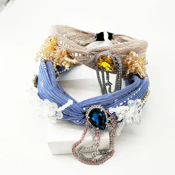 

Fashion Scrunchie For Women Hair Accessories Headband Metal Decorative Hair tie, Turban for Adults,Pearl Hair Hoops