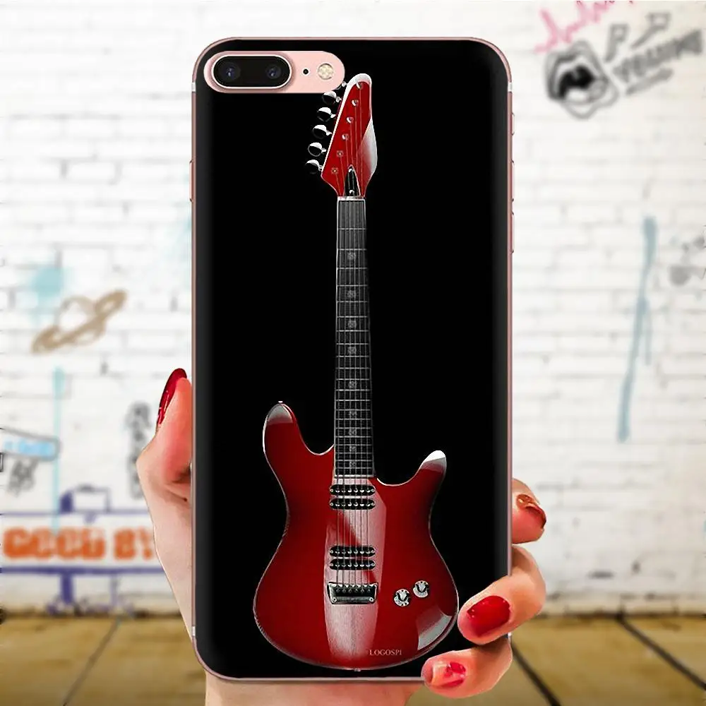 Для Apple iPhone 4 4S 5 5C 5S SE 6 6S 7 8 11 Plus Pro X XS Max XR Мягкий Силиконовый ТПУ прозрачный крутой лучший гитарный усилитель Marshall