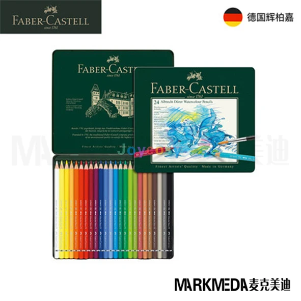 Faber Castell Albrecht Durer 12 Watercolor Pencil Set Tin