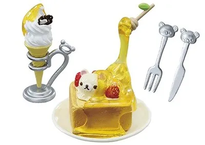 Япония подлинные партии милый рейлаккума брюнч мороженое rement конфеты, продукты мебель игрушки матч Лес животных Семья коллекционная игрушка