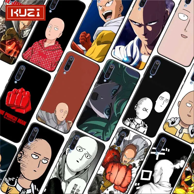 Phone Case for xiaomi mi 10 pro 9 9t se 8 pocophone f1 mix 3 Soft silicone Cover One Punch Man Anime |