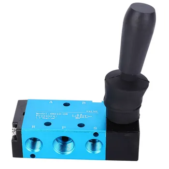 

Hand Lever Pneumatic Valve Aluminum Alloy 2-Position 5-Way 4H210-08 1/4in Air Component Hand Control Valve