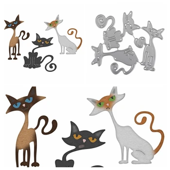

Cartoon Cat Die Cuts For Card Making Cartoon Cat Metal Cutting Dies Stencils Decoration New 2019