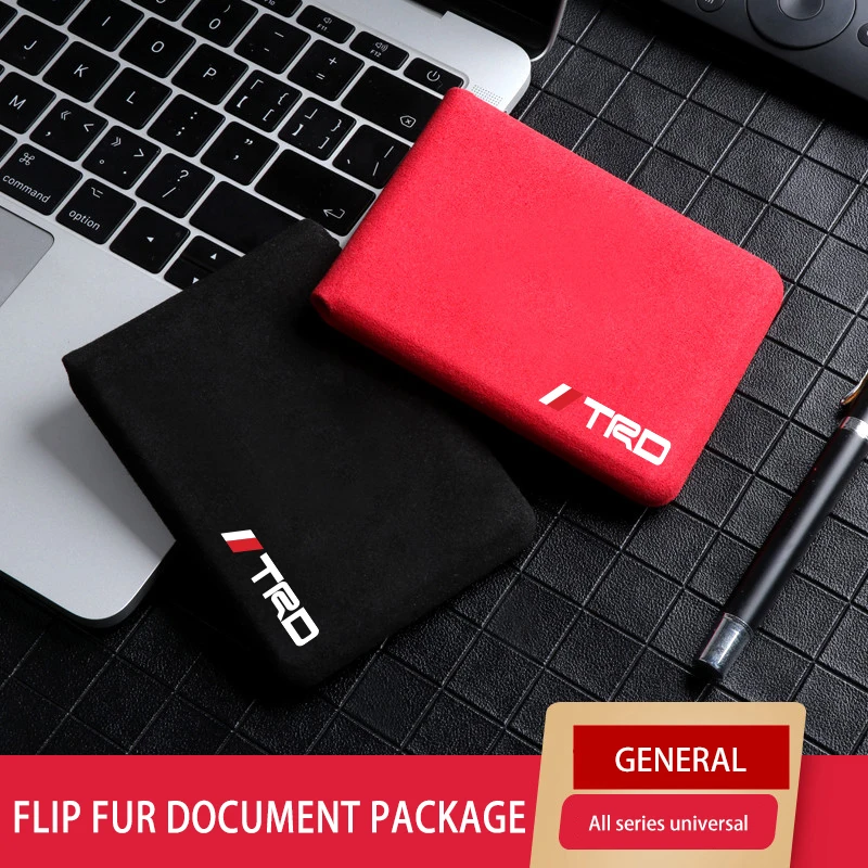 

Nstar 1pc TRD Styling Bank Card ID Card Driver's License Holder Car Interior Decoration For Prado Tundra Land Cruiser 4Runner