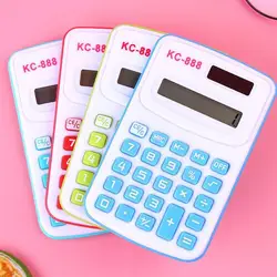 Portable Mini Calculator Cute Pocket Calculator Calculator Office 8 School Digits Display Supplies J1d2