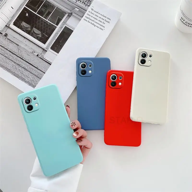 Colourful, flexible cover for Xiaomi Mi 11 Lite, 11 Lite 5G NE