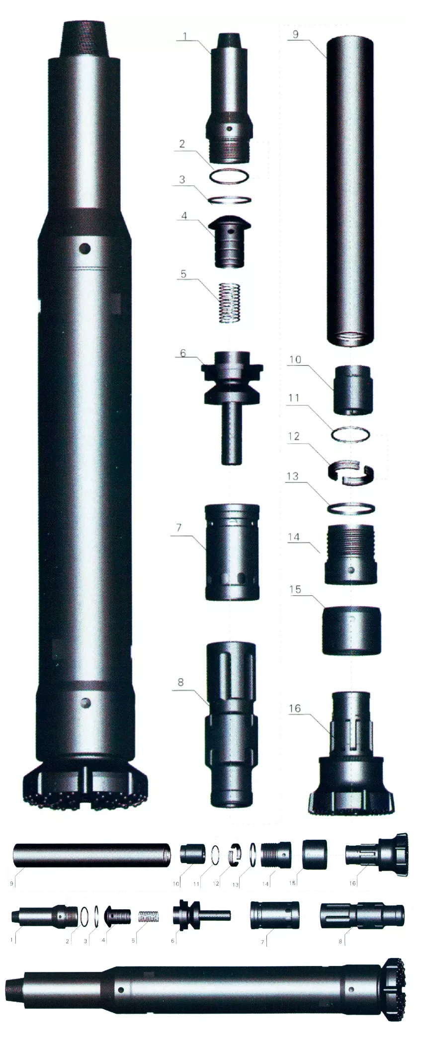 High Air Pressure Dth Hammer For Drilling