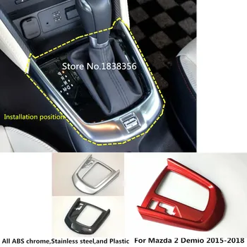 

Car Body Styling Middle Front Shift Stall Paddles Cup Lamp Frame Cover Trim 1pcs For Mazda 2 Demio 2015 2016 2017 2018