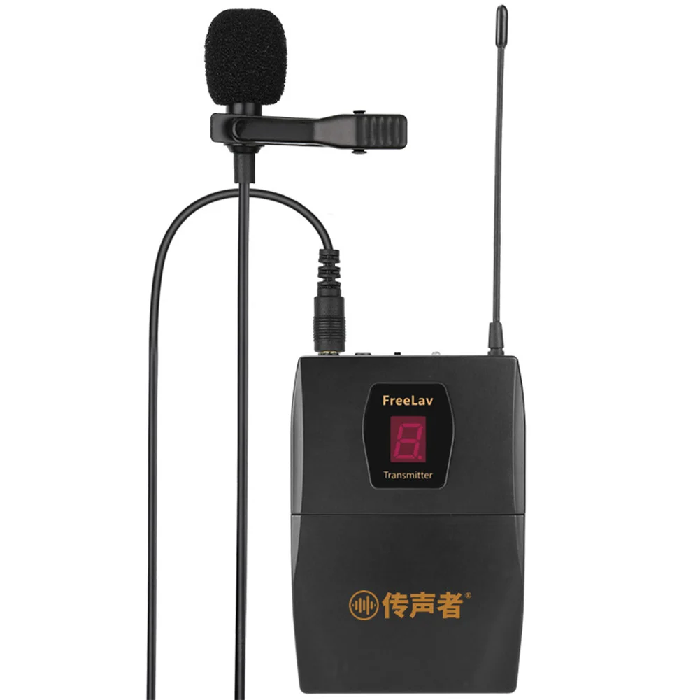 

PC Battery Powered DSLR Camera Public Speaking Smartphone Portable UHF Wireless Lecture Noise Reduction Transmitter Receiver