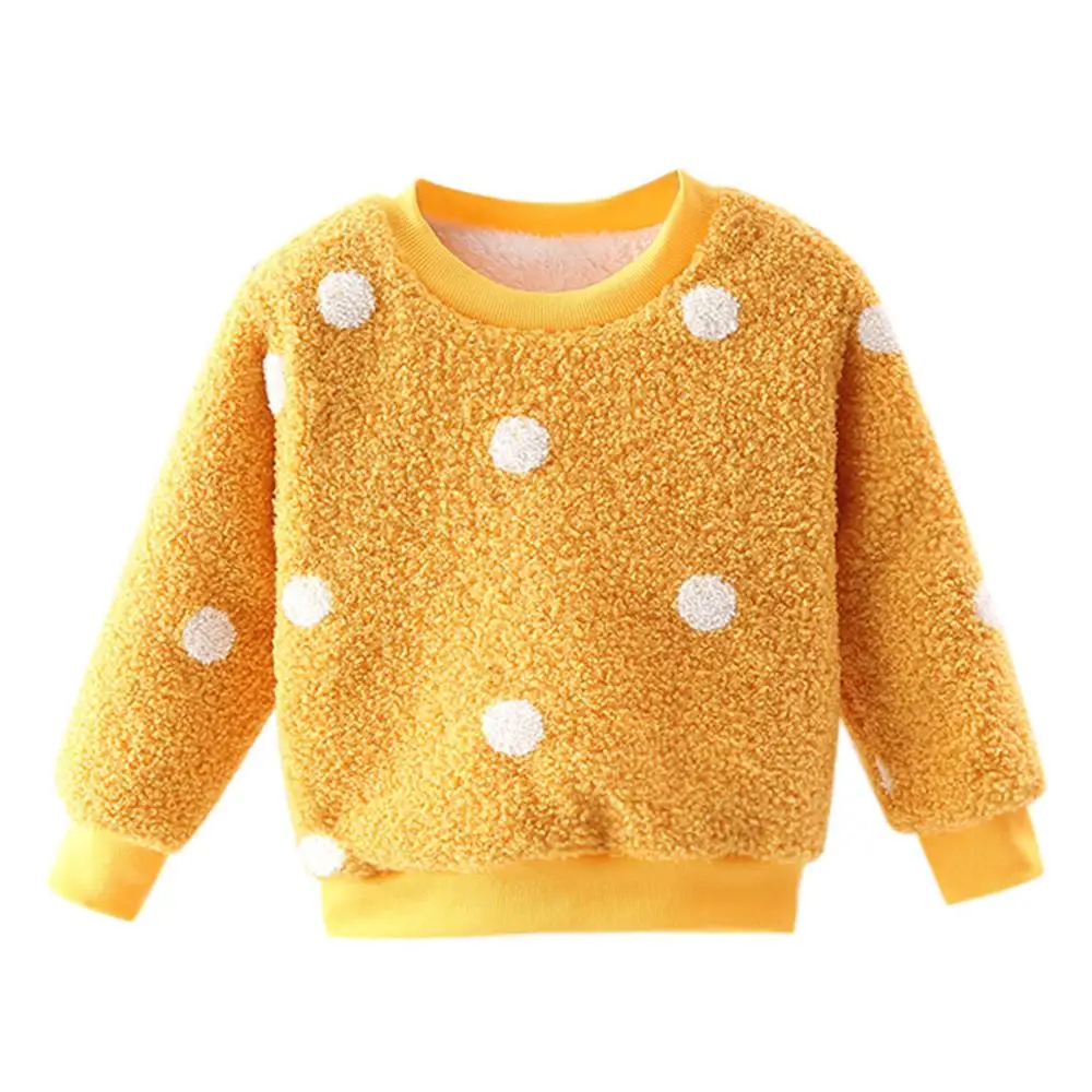 Очень теплая детская одежда; толстый зимний Рождественский пуловер для маленьких мальчиков и девочек; толстовка; топы; теплая одежда; флисовая одежда - Цвет: F