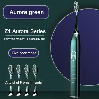 

USB Charge Rechargeable Electric Toothbrush Washable Electronic Whitening Teeth Brush With 5 Mode Homehold Electric Toothbrush