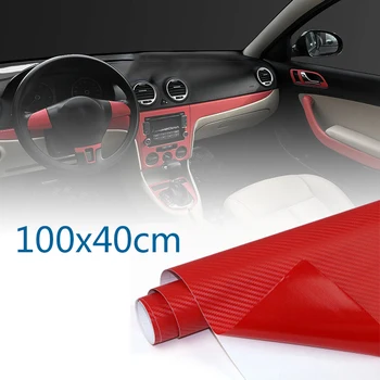 

100x40CM Car Sticker Interior Accessories Wrap Decoration Center console