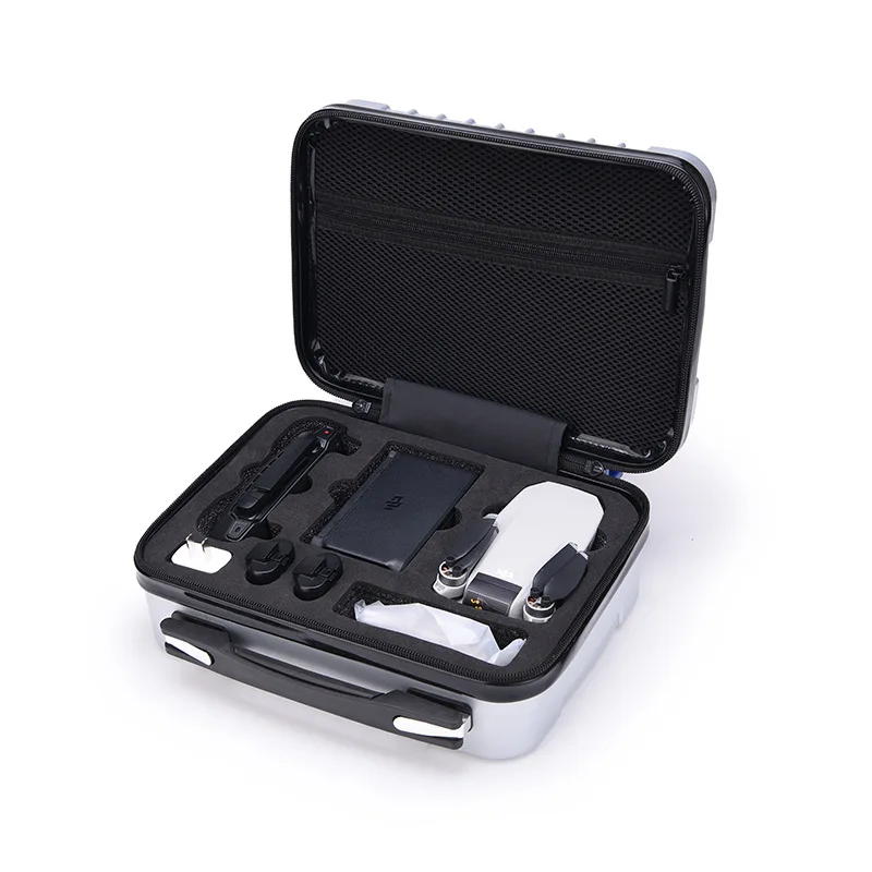 Buy New Portable Travel Carrying Case for DJI Mavic Mini Hard ABS Handbag Box Waterproof Anti-Scratch Cover Storage Bag Dual Zipper