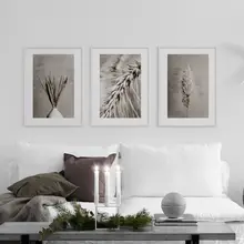 

Hold Hands Wheat Reed Grass Flower Poppy Wall Art Canvas Painting Nordic Posters And Prints Wall Pictures For Living Room Decor