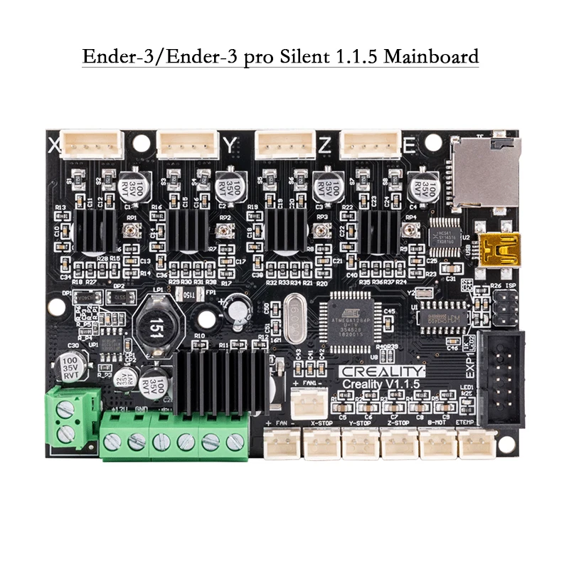 

Creality 3D New Upgrade Silent 1.1.5 Mainboard/Motherboard Upgrade for Ender-3/Ender-3 Pro/Ender 5 3D Printer