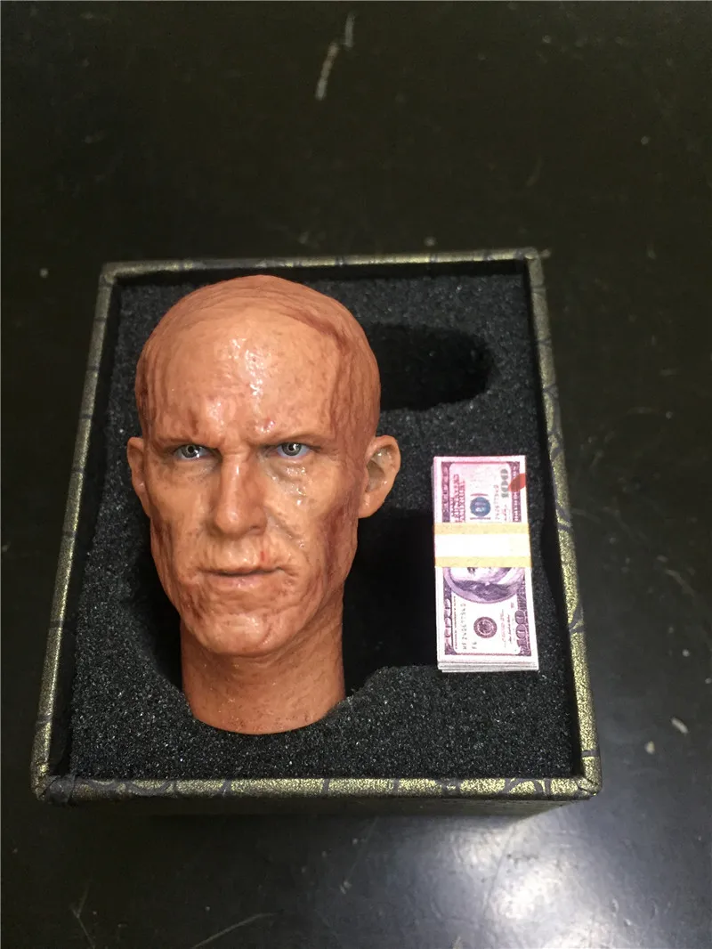 

1/6 Scale Male PVC Doll Head Carved Sculpt Head Model for 12'' Man Figure Body Toy action figure Model Accessories
