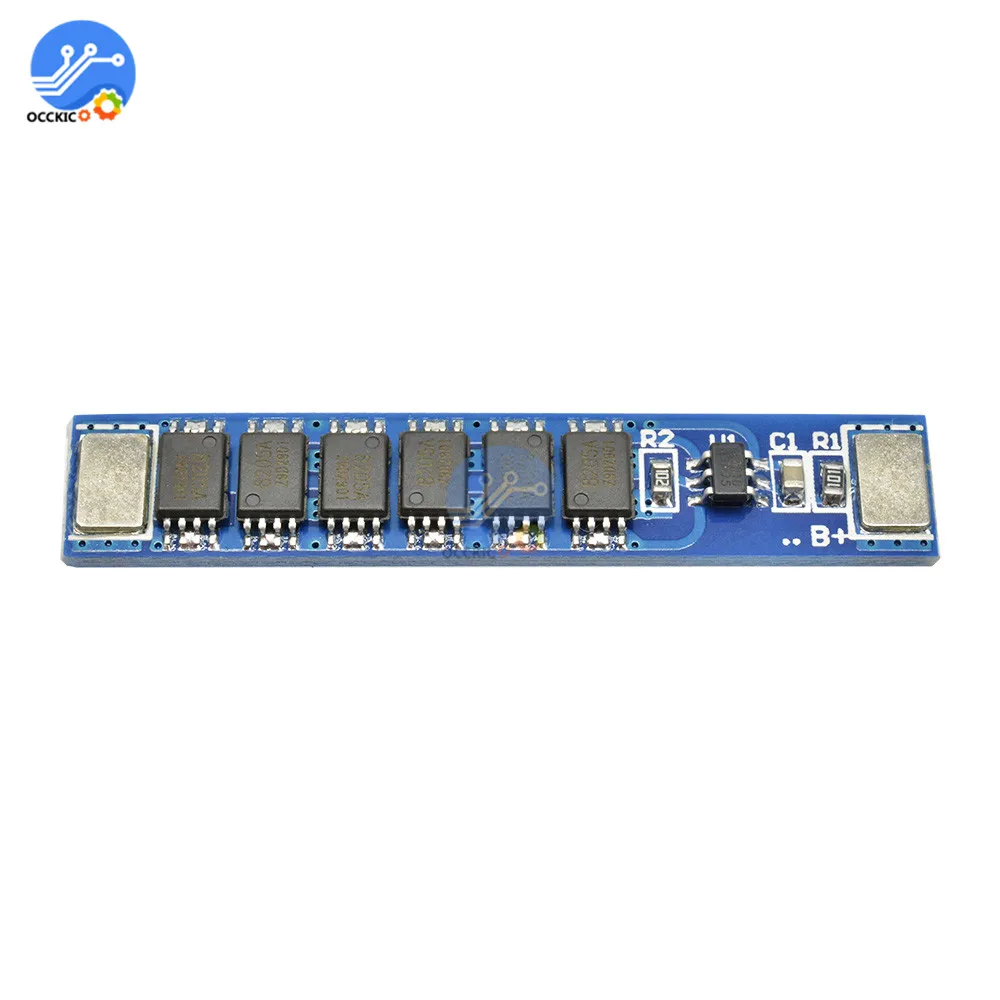 5 шт./лот BMS 1S 5A 10A 15A 3 7 V 3MOS 4MOS 6MOS 18650 Защитная плата для зарядки литиевой батареи 16850
