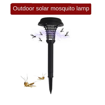 Solar Mosquito Killer Lamp Voor Buiten Tuin Led Licht Bug Zapper Mosquito Lamp Waterdicht Inzet Repellent Anti Mosquito Lampen