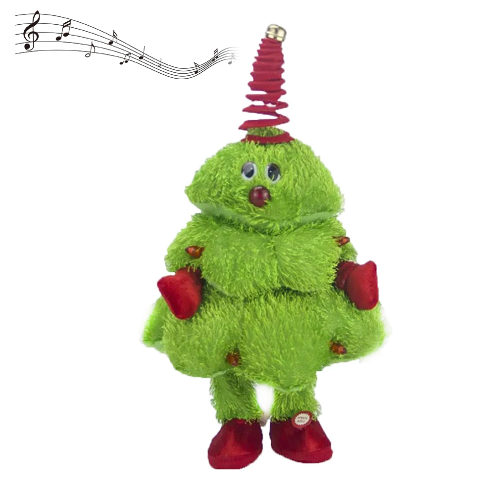 Singing Dancing Christmas Tree Plush Toy Stuffed Electric Toys Good