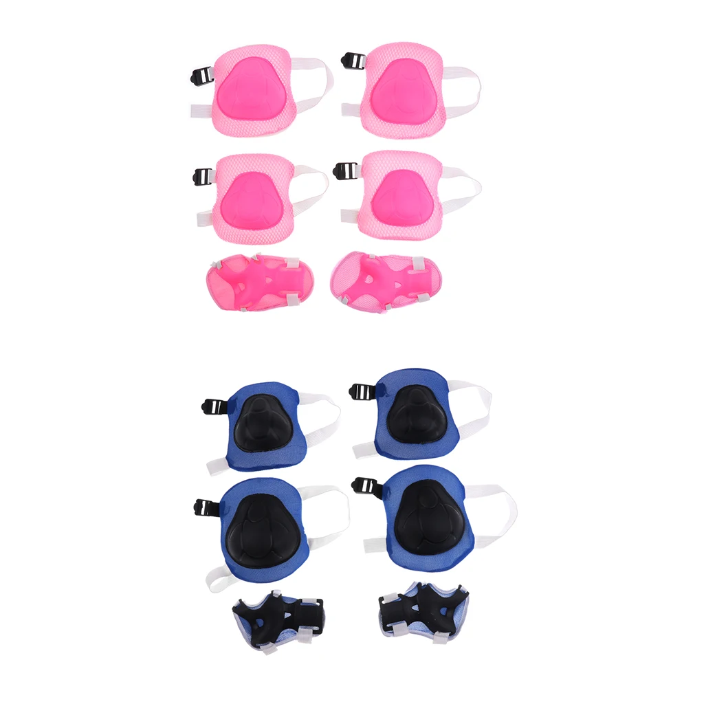 Child Kids Protective Gear Set, Knee and Elbow Pads with Wrist Guards for Cycling ,Bike, Roller, Skating, Volleyball